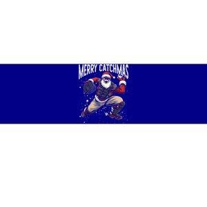 Christmas Baseball Player Xmas Catcher Pitcher Santa Claus Meaningful Gift Bumper Sticker