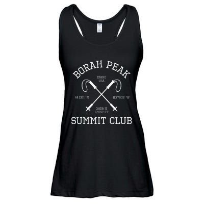 Climbed Borah Peak Summit Club Hike Idaho Usa Hiking Ladies Essential Flowy Tank