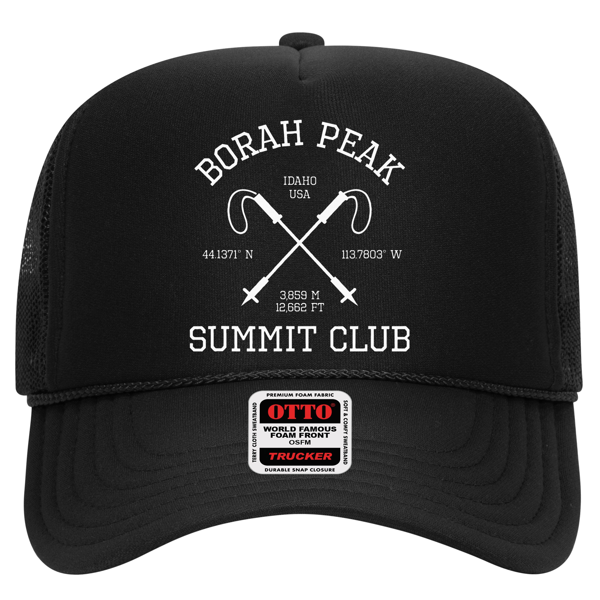 Climbed Borah Peak Summit Club Hike Idaho Usa Hiking Hat