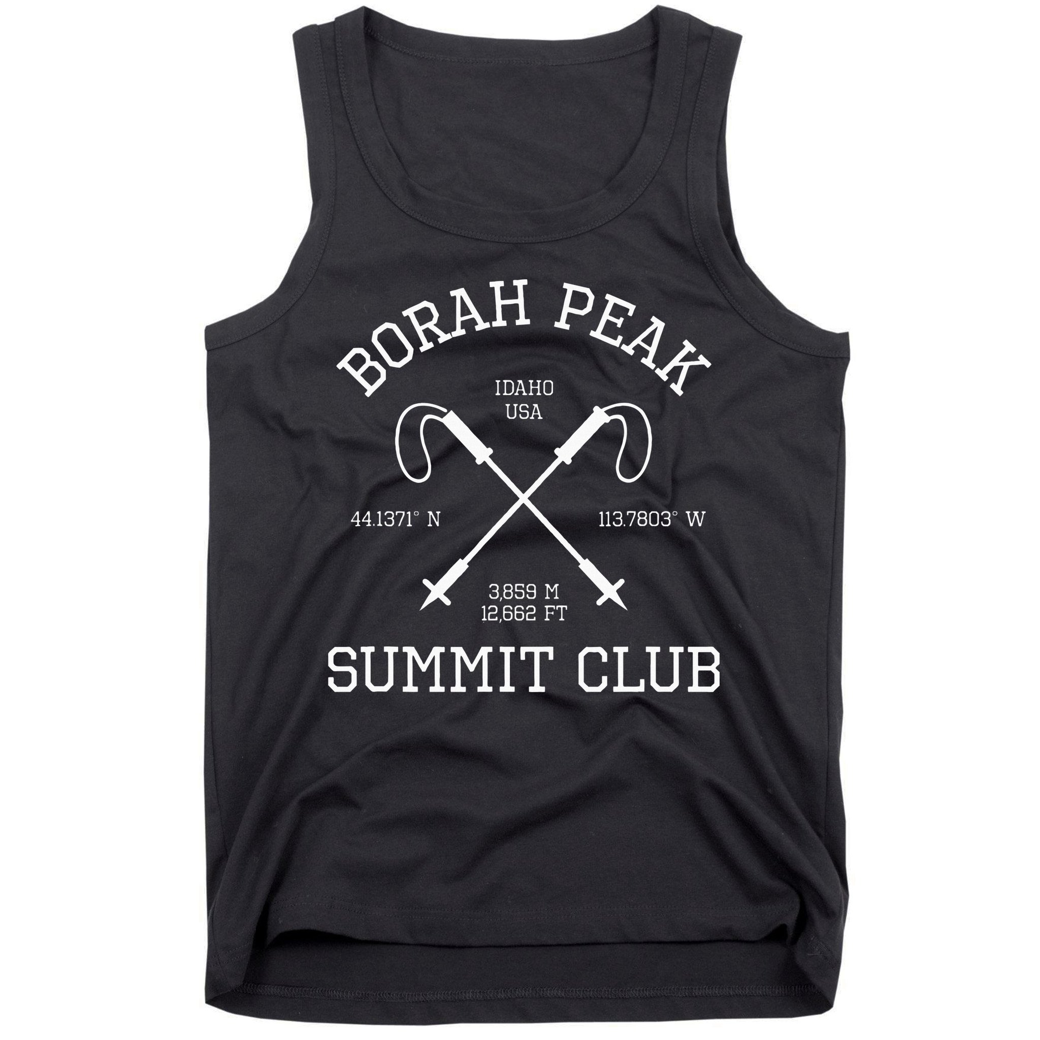 Climbed Borah Peak Summit Club Hike Idaho Usa Hiking Tank Top