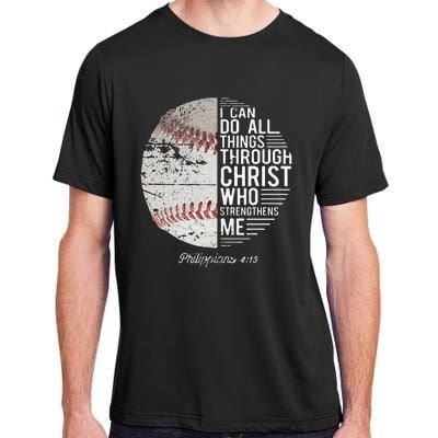 Christian Baseball Philippians Religious Gifts Adult ChromaSoft Performance T-Shirt