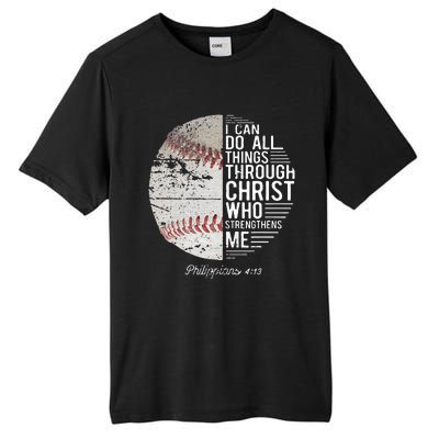 Christian Baseball Philippians Religious Gifts Tall Fusion ChromaSoft Performance T-Shirt