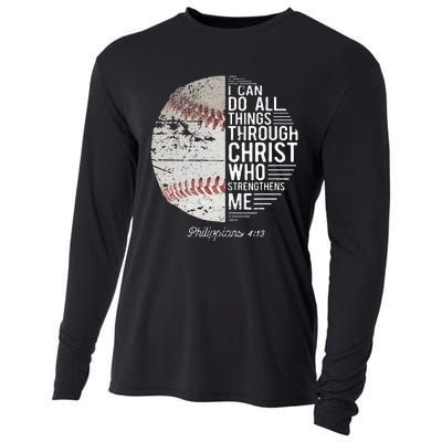 Christian Baseball Philippians Religious Gifts Cooling Performance Long Sleeve Crew