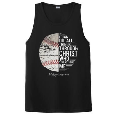 Christian Baseball Philippians Religious Gifts PosiCharge Competitor Tank