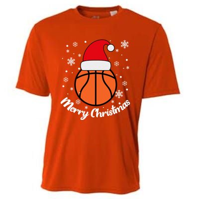 Christmas Basketball Pajamas Basketball Christmas Gift Cooling Performance Crew T-Shirt