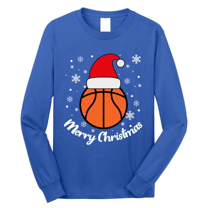 Christmas Basketball Pajamas Basketball Christmas Gift Long Sleeve Shirt