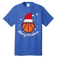 Christmas Basketball Pajamas Basketball Christmas Gift Tall T-Shirt