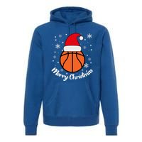 Christmas Basketball Pajamas Basketball Christmas Gift Premium Hoodie