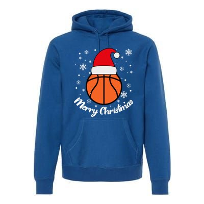 Christmas Basketball Pajamas Basketball Christmas Gift Premium Hoodie