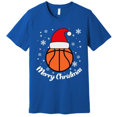 Christmas Basketball Pajamas Basketball Christmas Gift Premium T-Shirt