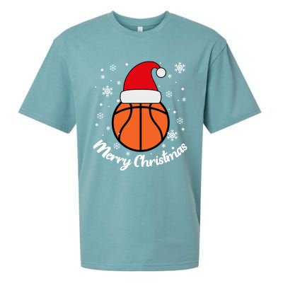 Christmas Basketball Pajamas Basketball Christmas Gift Sueded Cloud Jersey T-Shirt