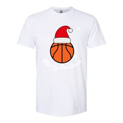 Christmas Basketball Pajamas Basketball Christmas Gift Softstyle CVC T-Shirt