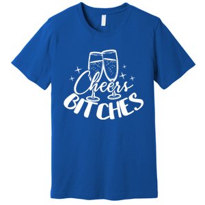 Cheers Bitches Party Bachelorette Party Matching Funny Gift Premium T-Shirt