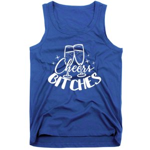 Cheers Bitches Party Bachelorette Party Matching Funny Gift Tank Top