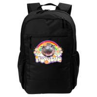 Cute Baby Pygmy Hippo Moo Deng Daily Commute Backpack