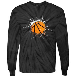 Cool Basketball Player Tie-Dye Long Sleeve Shirt