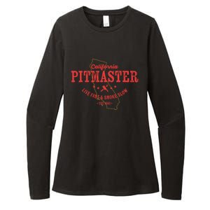 California Bbq Pitmaster For Meat Smoking Grilling Dad Gift Womens CVC Long Sleeve Shirt