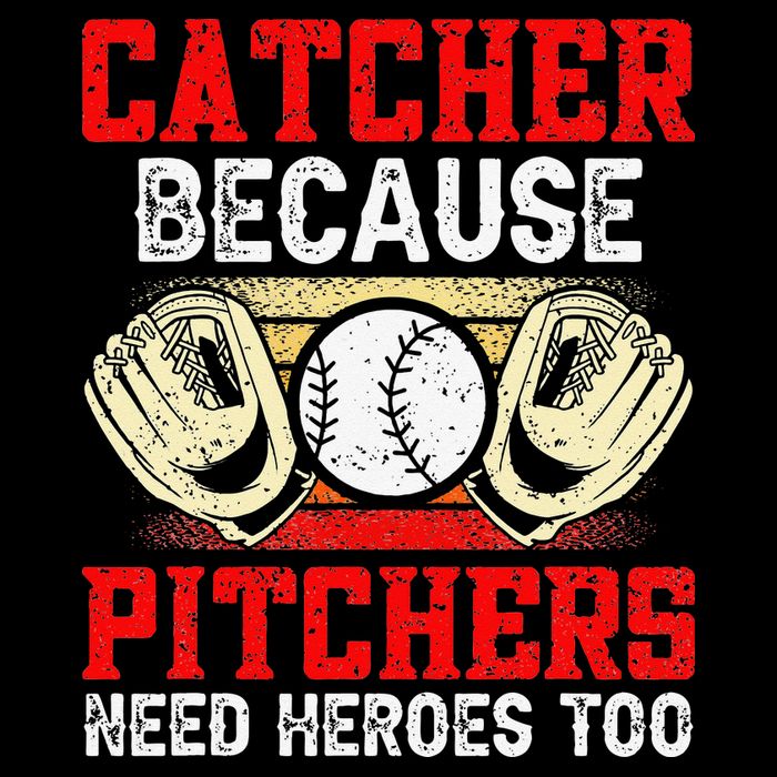 Catcher Because Pitchers Need Heroes Too Baseball Player 16 in Basic Backpack