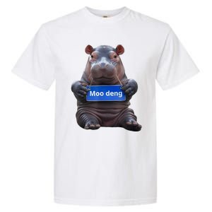 Cute Baby Pygmy Hippo Moo Deng Garment-Dyed Heavyweight T-Shirt