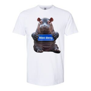 Cute Baby Pygmy Hippo Moo Deng Softstyle CVC T-Shirt