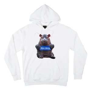 Cute Baby Pygmy Hippo Moo Deng Hoodie