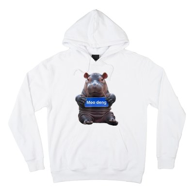 Cute Baby Pygmy Hippo Moo Deng Hoodie