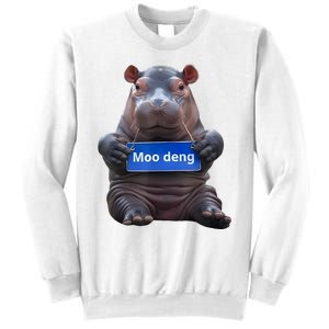 Cute Baby Pygmy Hippo Moo Deng Sweatshirt