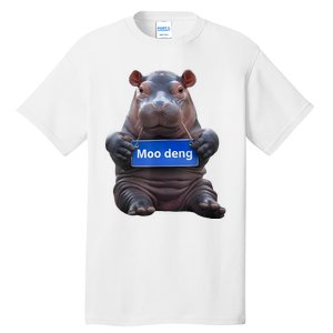 Cute Baby Pygmy Hippo Moo Deng Tall T-Shirt