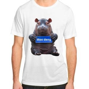 Cute Baby Pygmy Hippo Moo Deng Adult ChromaSoft Performance T-Shirt