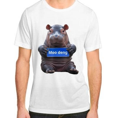 Cute Baby Pygmy Hippo Moo Deng Adult ChromaSoft Performance T-Shirt