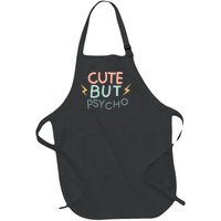 Cute But Psycho Full-Length Apron With Pockets