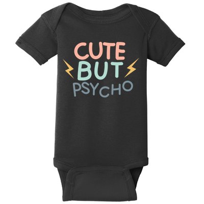 Cute But Psycho Baby Bodysuit