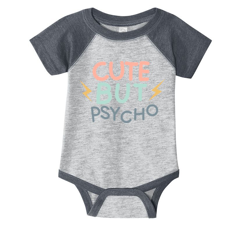 Cute But Psycho Infant Baby Jersey Bodysuit