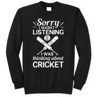 Cricket Bat Player Coach Ball Team Cricketer Wicket Sweatshirt