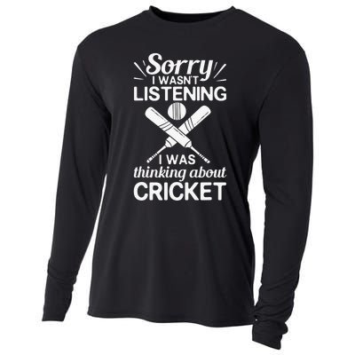 Cricket Bat Player Coach Ball Team Cricketer Wicket Cooling Performance Long Sleeve Crew