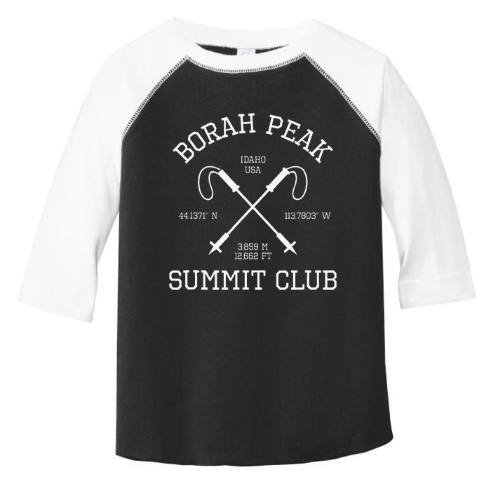 Climbed Borah Peak Summit Club Hike Idaho Usa Hiking Toddler Fine Jersey T-Shirt