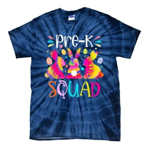 Cute Bunnies Pre K Teacher Squad Easter Day Tie Dye Tie-Dye T-Shirt