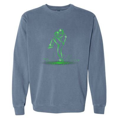 Cool Baseball Pitcher Graphic Baseball Lovers Fans Gift Garment-Dyed Sweatshirt