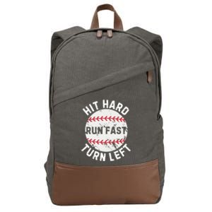 Cute Baseball Pitcher Catcher Player Sports Gift Cotton Canvas Backpack