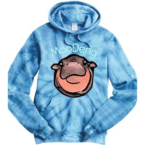 Cute Baby Pygmy Hippo Moodeng Tie Dye Hoodie