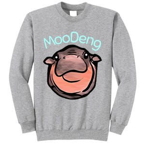 Cute Baby Pygmy Hippo Moodeng Tall Sweatshirt