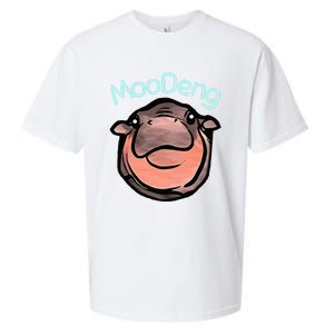 Cute Baby Pygmy Hippo Moodeng Sueded Cloud Jersey T-Shirt