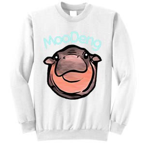 Cute Baby Pygmy Hippo Moodeng Sweatshirt