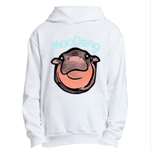 Cute Baby Pygmy Hippo Moodeng Urban Pullover Hoodie