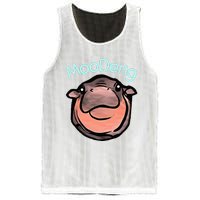 Cute Baby Pygmy Hippo Moodeng Mesh Reversible Basketball Jersey Tank