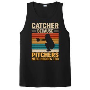 Catcher Because Pitchers Need Heroes Too PosiCharge Competitor Tank