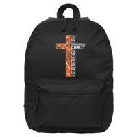 Christian Basketball Player Religious Team Coach 16 in Basic Backpack