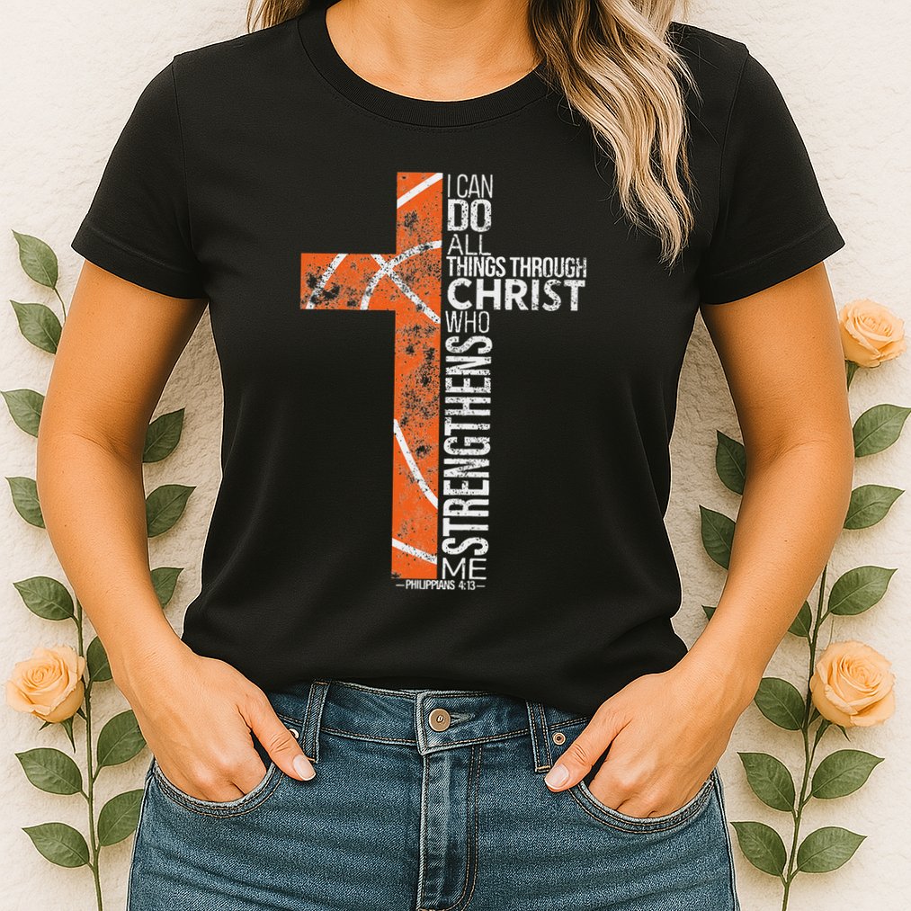 Christian Basketball Player Religious Team Coach Womens T-Shirt