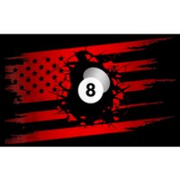 Cute Billiards Player American Flag Billiards Best Gift Bumper Sticker