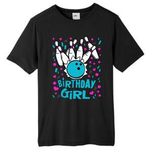 Cute Bowling Party Birthday Girl Pins Bowler Gift Tall Fusion ChromaSoft Performance T-Shirt